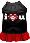 I Heart You Dresses Black with Light Pink Lg (14)