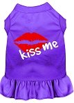 Kiss Me Screen Print Dress Purple 4X (22)