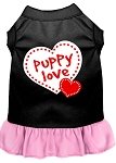 Puppy Love Dresses Black with Light Pink Lg (14)