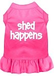 Shed Happens Screen Print Dress Bright Pink 4X (22)