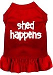 Shed Happens Screen Print Dress Red 4X (22)