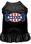 Bonely in America Screen Print Dress Black 4X (22)