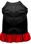 Plain Dress Black with Red Lg (14)