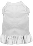 Plain Pet Dress White 4X (22)