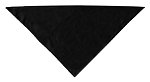 Plain Bandana Black Large