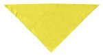 Plain Bandana Yellow Large
