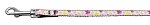 Butterfly Nylon Ribbon Collar White 3/8 wide 4Ft Lsh
