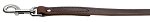 Plain Leather Leash  Burgundy 3/4in wide 4ft long