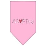 Adopted Rhinestone Bandana Light Pink Large