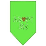 Adopt Me Rhinestone Bandana Lime Green Large