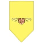Aviator Rhinestone Bandana Yellow Large