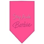 Step Aside Barbie Rhinestone Bandana Bright Pink Large