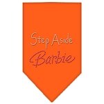 Step Aside Barbie Rhinestone Bandana Orange Large