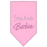 Step Aside Barbie Rhinestone Bandana Light Pink Large