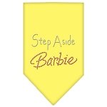 Step Aside Barbie Rhinestone Bandana Yellow Large
