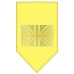 British Flag Rhinestone Bandana Yellow Large