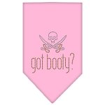 Got Booty Rhinestone Bandana Light Pink Large