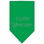 Home Wrecker Rhinestone Bandana Emerald Green Large