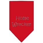 Home Wrecker Rhinestone Bandana Red Large