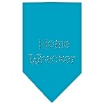 Home Wrecker Rhinestone Bandana Turquoise Large