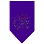 Hot Air Balloons Rhinestone Bandana Purple Large