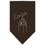 London Rhinestone Bandana Cocoa Large