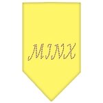 Minx Rhinestone Bandana Yellow Large