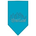 Outlaw Rhinestone Bandana Turquoise Large