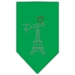 Paris Rhinestone Bandana Emerald Green Large
