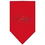 Pride Rhinestone Bandana Red Large