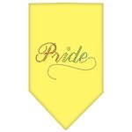 Pride Rhinestone Bandana Yellow Large
