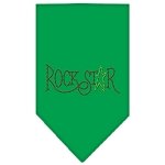 Rock Star Rhinestone Bandana Emerald Green Large