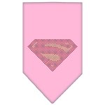 Super! Rhinestone Bandana Light Pink Large