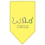 Wild Child Rhinestone Bandana Yellow Large