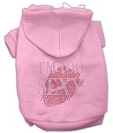 I'm Too Sexy Rhinestone Hoodies Pink L (14)
