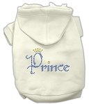 Prince Rhinestone Hoodies Cream L (14)
