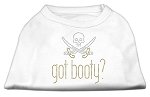 Got Booty? Rhinestone Shirts White L (14)