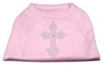 Rhinestone Cross Shirts Light Pink L (14)