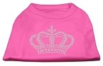 Rhinestone Crown Shirts Bright Pink L (14)