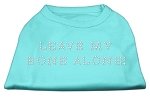Leave My Bone Alone! Rhinestone Shirts Aqua L (14)