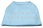 Leave My Bone Alone! Rhinestone Shirts Baby Blue L (14)