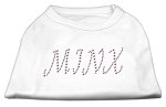 Minx Rhinestone Shirts White L (14)