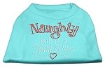 Naughty But Nice Rhinestone Shirts Aqua L (14)