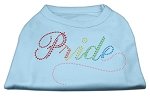 Rainbow Pride Rhinestone Shirts Baby Blue L (14)