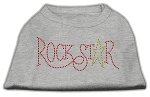 RockStar Rhinestone Shirts Grey L (14)