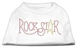 RockStar Rhinestone Shirts White L (14)