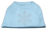 Snowflake Rhinestone Shirt  Baby Blue L (14)