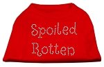Spoiled Rotten Rhinestone Shirts Red L (14)