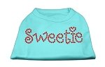 Sweetie Rhinestone Shirts Aqua L (14)