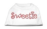 Sweetie Rhinestone Shirts White L (14)